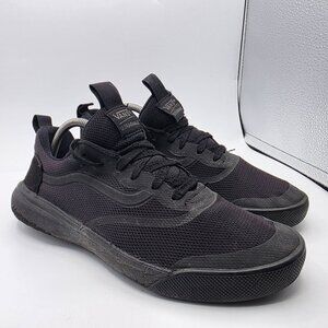 Vans Ultrarange Rapidweld Mens Size 10.5 Triple Black Shoes Walking Casual Run